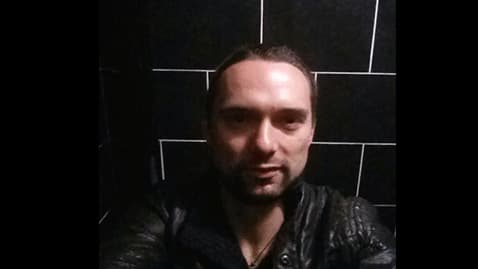 The photo of Jakub Mroz in a Club in London, creator of Sacred Market.